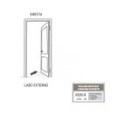 Ver imagem 4 de Porta de Aço de Giro Laminada 215x70cm Riobras Branco