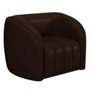 Ver imagem 5 de Kit Sofá 03 Lugares Sala Estar 252 Cm com 02 Poltronas Lazio M03 Corano Marrom - Lyam Decor