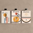 Ver imagem 4 de Kit 3 Quadro Decorativo Bike Bauhaus Ciclismo Bicicleta Mtb 28x20cm