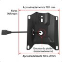 Ver imagem 4 de Flange para Cadeira de Escritório Nova Secretária 17x14,5