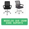 Flange para Cadeira de Escritório Nova Secretária 17x14,5 - 3