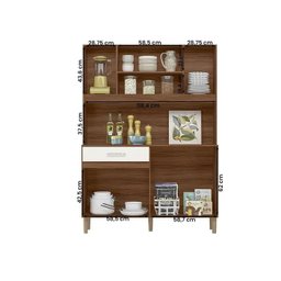 Kit 7p 1g Nicioli Magazin 120 Avela / Off White Cristal - 2