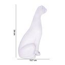 Ver imagem 4 de Escultura Decorativa Leopardo em Cerâmica Branco 13,7 Cm F04 - D’Rossi
