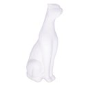 Ver imagem 1 de Escultura Decorativa Leopardo em Cerâmica Branco 13,7 Cm F04 - D’Rossi
