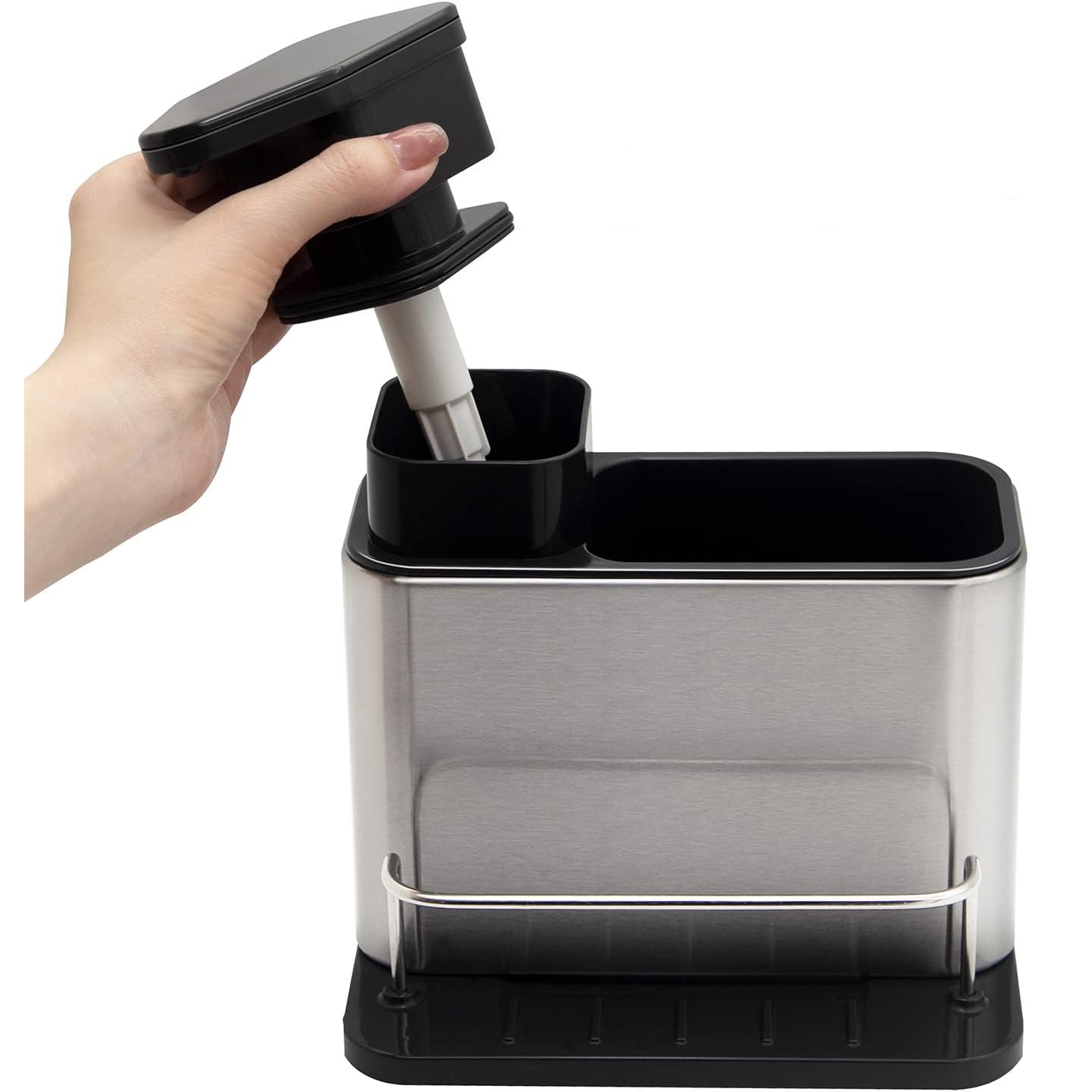 Dispenser de Sabonete Detergente Cozinha Banheiro 3 em 1 - 3