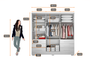 Ver imagem 4 de Guarda Roupa Solteiro Encant 6 Portas 6 Gavetas com Pe Nh Rei de Casa Neve
