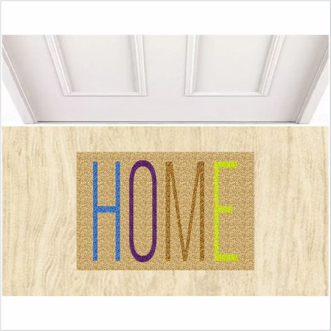 TAPETE HOME COLORIDO MEDIDA PORTA