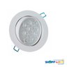 Kit 4 Spot LED Dicróica Embutir Redondo Direcionável 9W Branco Frio 6000K - 5
