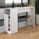 Ver imagem 1 de Bancada Balcão para Cozinha com Adega 1 Porta Branco BC01 - Fellicci