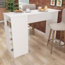 Ver imagem 4 de Bancada Balcão para Cozinha com Adega 1 Porta Branco BC01 - Fellicci