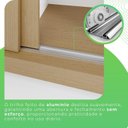 Ver imagem 6 de Guarda-Roupa Casal 3 Portas 4 Gavetas Costa Rica Marrom/Jequitibá/Granizo