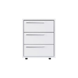 Gaveteiro Morgan Est009 3 Gavetas Crm Branco - 1