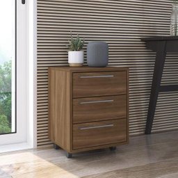 Gaveteiro Morgan Est009 3 Gavetas Crm Madeirado - 2