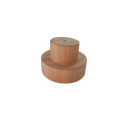 Ver imagem 4 de Puxador gaveta Madeira Eucalipto 4x3 - 5 un