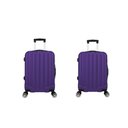 Ver imagem 1 de Kit Mala de Viagem Abs 2 Peças Adventure e Action Fortt Roxa Mab01-rx