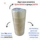 Ver imagem 6 de Fita Adesiva Embalagem Durex Caixa 45mm X 100m Transparente – 30 Unidades