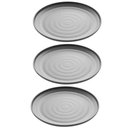 Ver imagem 1 de Kit 3 Pratos Melamina Preto Sushi Restaurante 25,5cm Tóquio Lyor Redondos