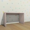 Baú Para Brinquedos Mesa Infantil -Mdf Cor Rosa - 4