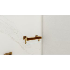 Kit de Acessórios para Banheiro com 6 Peças em Aço Inox Dourado Linha Larissa Stainless
