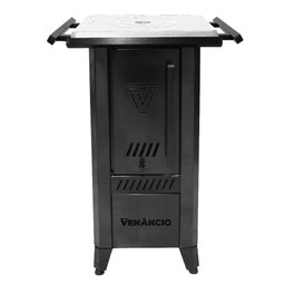 Fogão a Lenha Venâncio N 00 sem Tampa Preto Novo - 1 Fogão a Lenha Venâncio N 00 sem Tampa Preto Novo - 1