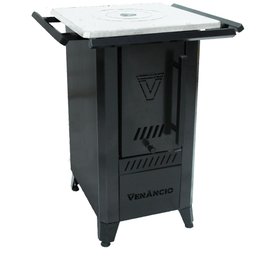 Fogão a Lenha Venâncio N 00 sem Tampa Preto Novo - 2 Fogão a Lenha Venâncio N 00 sem Tampa Preto Novo - 2