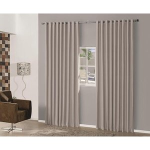 Cortina Blackout Tecido 6,00x2,80 Corta Luz com Ilhos Avela