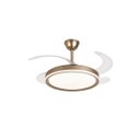 Ver imagem 4 de Ventilador de Teto Plafon Air Midas Led Retrátil Dourado