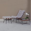 Ver imagem 1 de Chaise Costela Roncalli Poltrona Estofada Divan Conforto