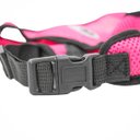 Ver imagem 4 de Coleira Peitoral Refletivo com Guia Cachorro Cães Gato Pet Rosa:xl(gg)