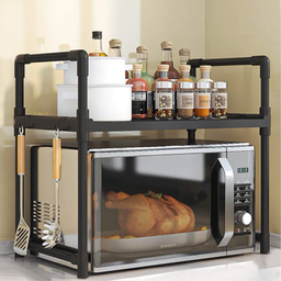 Suporte de Mesa Organizador para Microondas e Alimentos Rack - 2