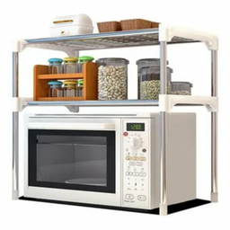 Suporte de Mesa Organizador para Microondas e Alimentos Rack - 1