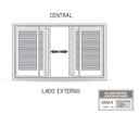 Ver imagem 4 de Janela de Aço Veneziana de Correr 100x120cm 6 Folhas com Vidro Riobras