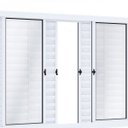 Ver imagem 3 de Janela de Aço Veneziana de Correr 100x120cm 6 Folhas com Vidro Riobras