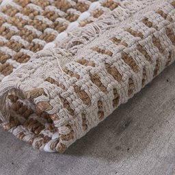 Tapete Juta Cochin Bege 1,00X1,50 Niazitex - 3