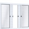 Janela de Aço Veneziana de Correr 100x150cm 6 Folhas com Vidro Riobras - 3