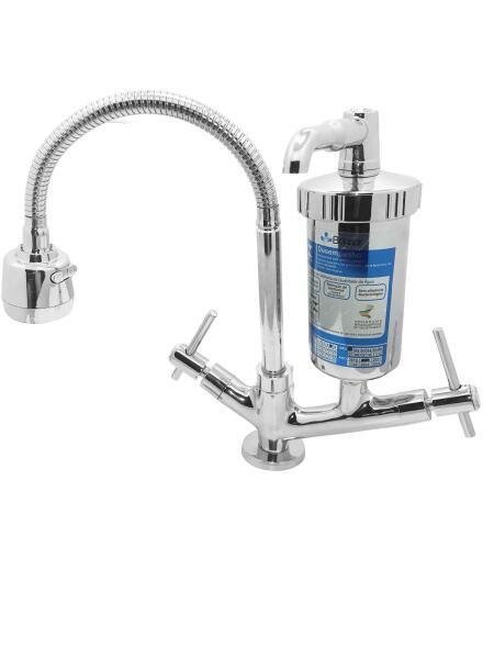 Torneira Filtro Tubo Gourmet com Copo Metal C64 Mesa 1/4 - 1