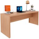 Ver imagem 1 de Mesa para Escritório Escrivaninha 180 Cm Amêndoa