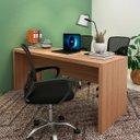 Ver mais imagens de Mesa para Escritório Escrivaninha 180 Cm Amêndoa
