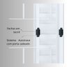 Janela de Aço Veneziana de Correr 100x150cm 6 Folhas com Grade Quadrada Riobras  - 5