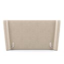 Ver imagem 7 de Cabeceira Design para Cama King Torres Pés em Madeira Pu e Bouclê Bege G91 - Gran Belo