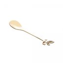 Ver imagem 3 de Conjunto 4 Colheres de Chá de Aço Inox Leaves Dourado - Wolff