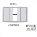 Ver imagem 4 de Janela de Aço de Correr 100x150cm 4 Folhas com Vidro Liso Riobras Branco Lucasa