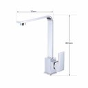 Ver imagem 3 de Torneira Monocomando Dc-6017A Quadrada Cr