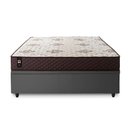 Ver imagem 4 de Conjunto Box Baú Allura Cinza 138x188x65 c/ Molas Ensacadas