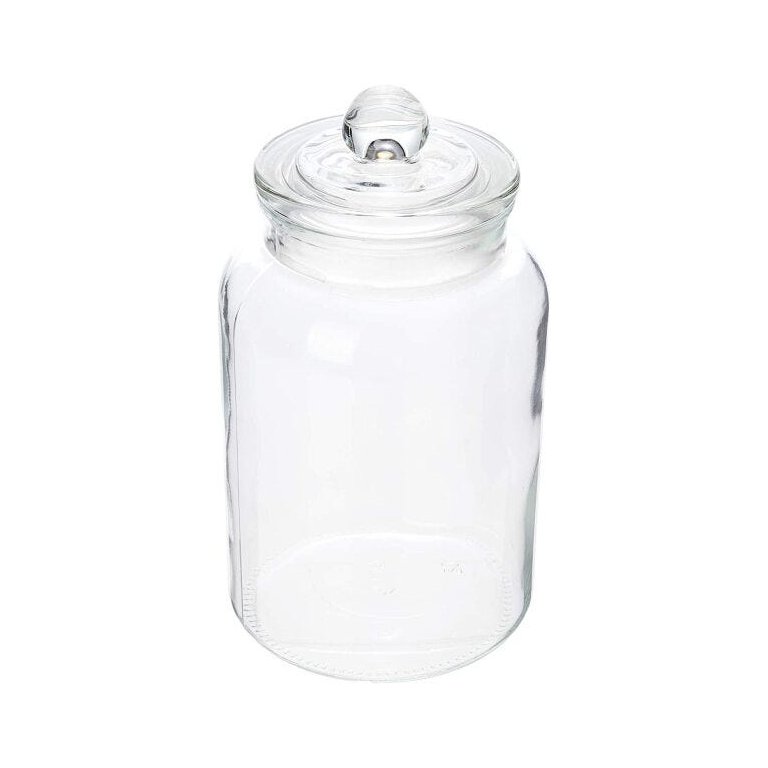 Porta Mantimento de Vidro com Tampa de Vidro Arena 1,6L