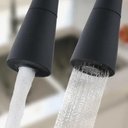 Ver imagem 2 de Torneira Cozinha Parede Flexivel Leão Color Duo Black - 6368
