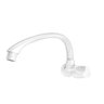 Torneira Cozinha Plástica Par Bica Móvel Horiz Orbe - Branca - 1