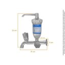 Ver imagem 4 de Torneira Com Filtro Parede Abs Cromado Slim Inmetro 25402