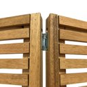 Ver imagem 5 de Biombo Decorativo de Madeira 3 Folhas Ripado Sanfonado