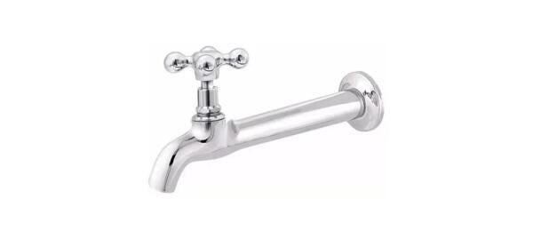 Torneira Metal 1158 Fixa C 33 Cozinha Jardim Tanque - 1